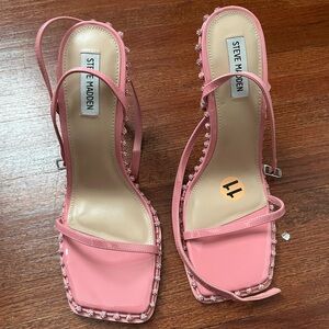 Steve Madden Blush Pink Strappy Heels
